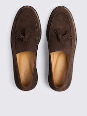 MOSS Brown Finchley Suede Shoes - Image 3 of 4