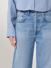 Citizens of Humanity Blue Ayla Baggy Rounded Wide Leg Jeans - Image 8 of 8