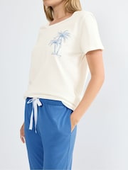 Triumph Blue Capri Pyjamas Set - Image 3 of 4