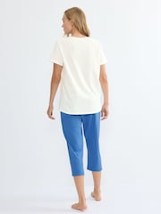 Triumph Blue Capri Pyjamas Set - Image 4 of 4