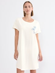 Triumph Cream Short Sleeved Nightdress - Image 1 of 4