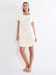 Triumph Cream Short Sleeved Nightdress - Image 3 of 4
