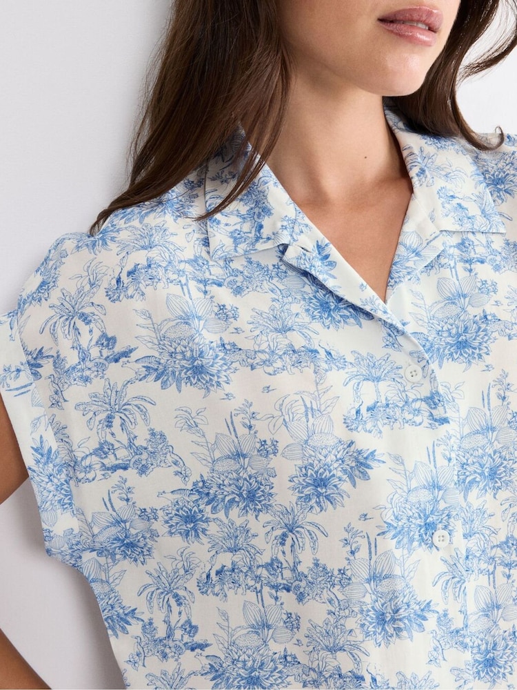 Triumph Blue Boyfriend Fit Nightshirt - Image 4 of 4