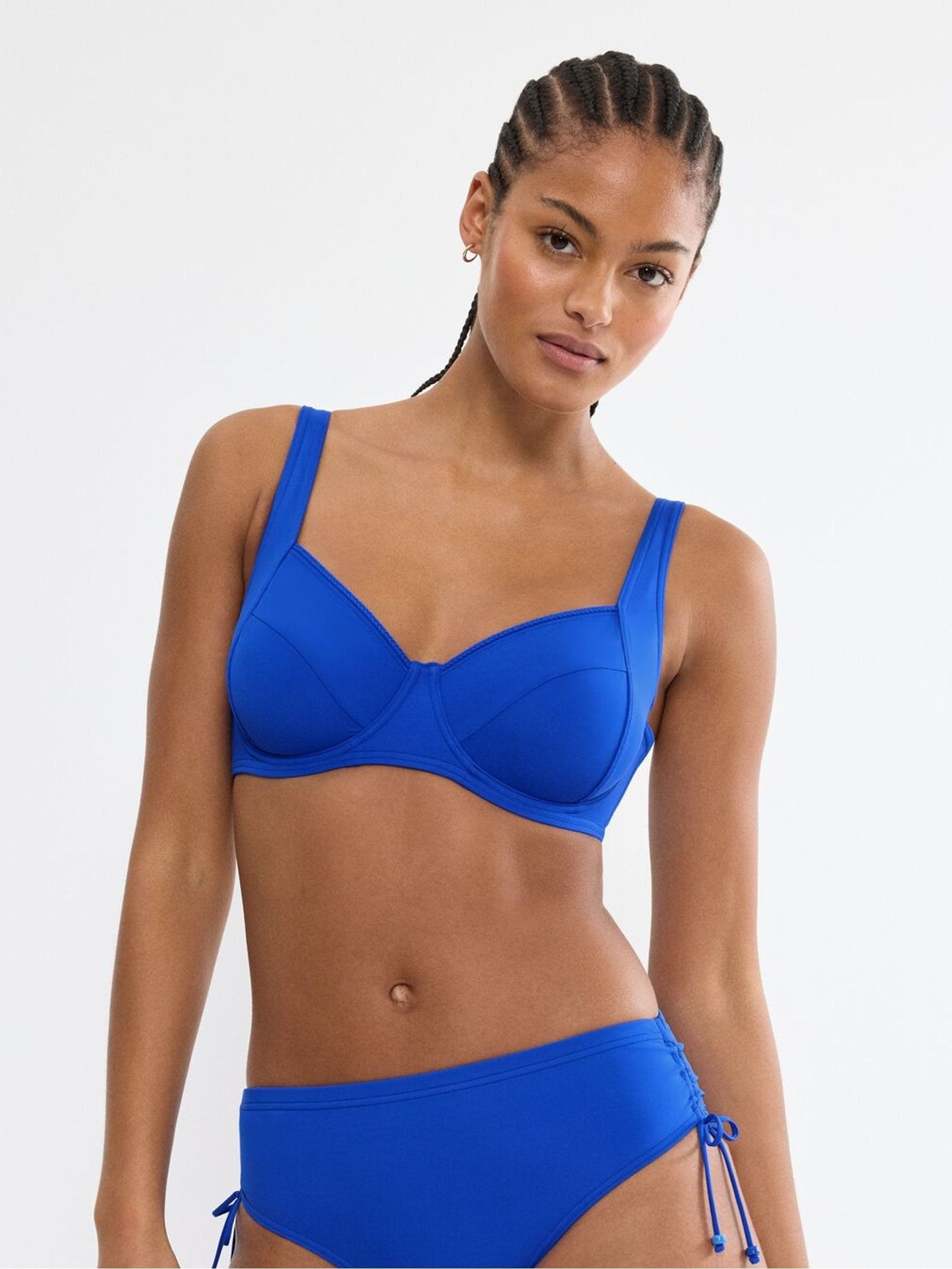 Buy Triumph Blue Summer Twist Wired Bikini Top from Next USA