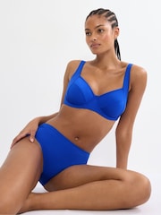 Triumph Blue Summer Twist Wired Bikini Top - Image 3 of 4