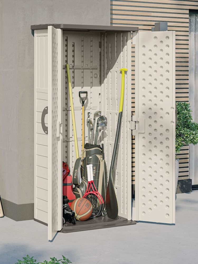 Suncast Vanilla Mannington Garden Storage Cabinet - Image 2 of 3