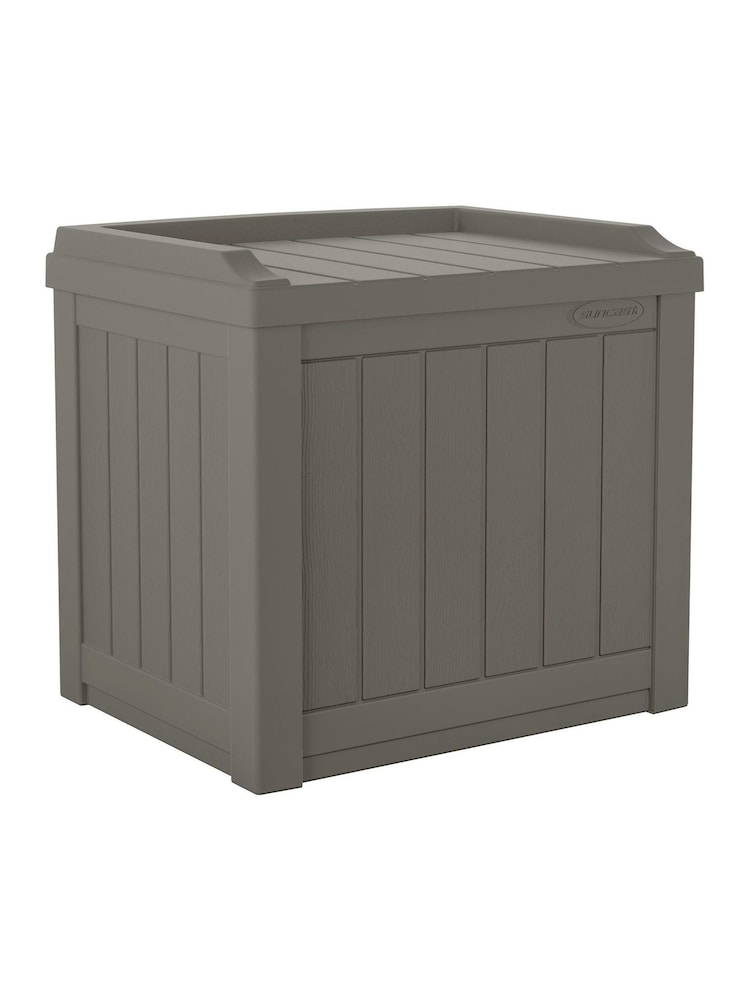 Suncast Stone Grey Florida 83L Garden Storage Box - Image 3 of 3
