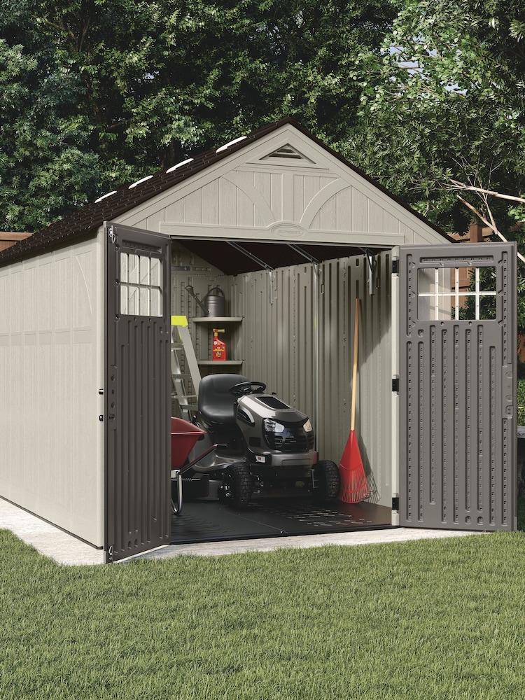 Suncast Vanilla Tremont Garden Shed With Assembly - Image 2 of 6