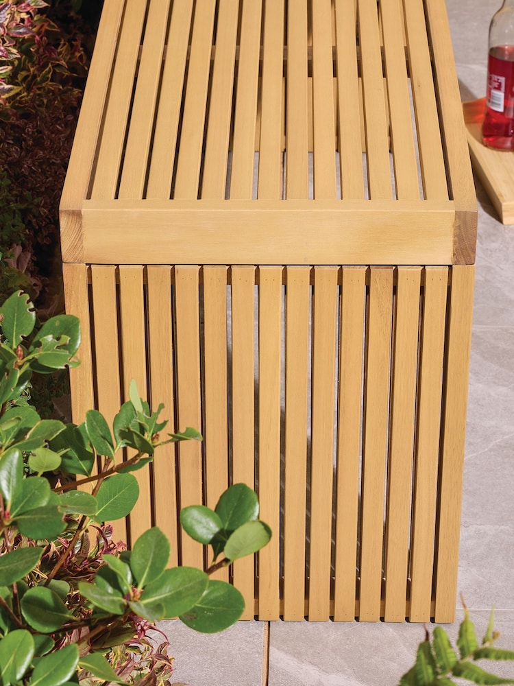 Rowlinson Natural Kyoto 2 Seat Garden Bench - Image 2 of 6 Rowlinson Natural Kyoto 2 Seat Garden Bench - Image 2 of 6