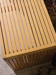Rowlinson Natural Kyoto 2 Seat Garden Bench - Image 5 of 6