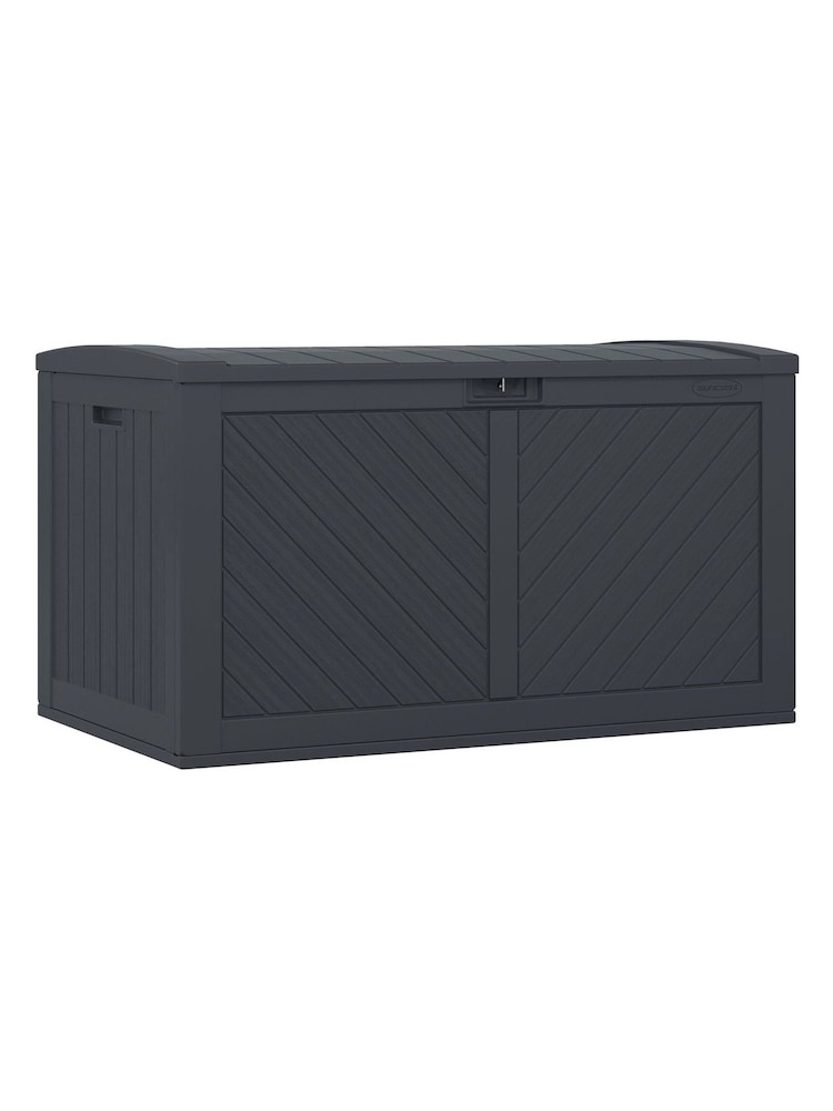 Suncast Cyberspace Grey Colorado 507L Garden Storage Box - Image 5 of 5 Suncast Cyberspace Grey Colorado 507L Garden Storage Box - Image 5 of 5