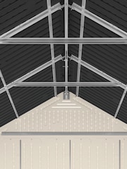 Suncast Colonade Grey Vista Garden Shed With Assembly - Image 4 of 6