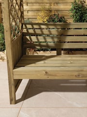 Rowlinson Natural Pemberley Corner Arbour - Image 3 of 6