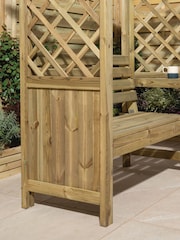 Rowlinson Natural Pemberley Corner Arbour - Image 5 of 6