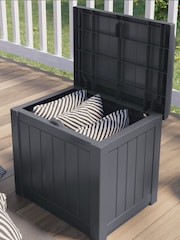 Suncast Cyberspace Grey Florida 83L Garden Storage Box - Image 2 of 3