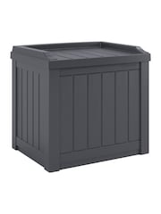 Suncast Cyberspace Grey Florida 83L Garden Storage Box - Image 3 of 3