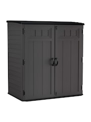 Suncast Peppercorn Grey Hamilton XL Garden Storage Cabinet With Assembly - Image 4 of 4