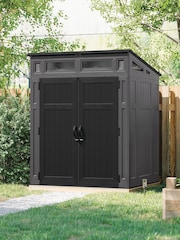 Suncast Peppercorn Grey Modernist Garden Shed With Assembly - Image 1 of 6