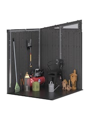 Suncast Peppercorn Grey Modernist Garden Shed With Assembly - Image 3 of 6