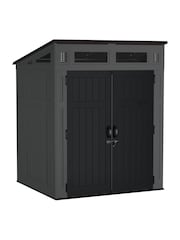 Suncast Peppercorn Grey Modernist Garden Shed With Assembly - Image 6 of 6