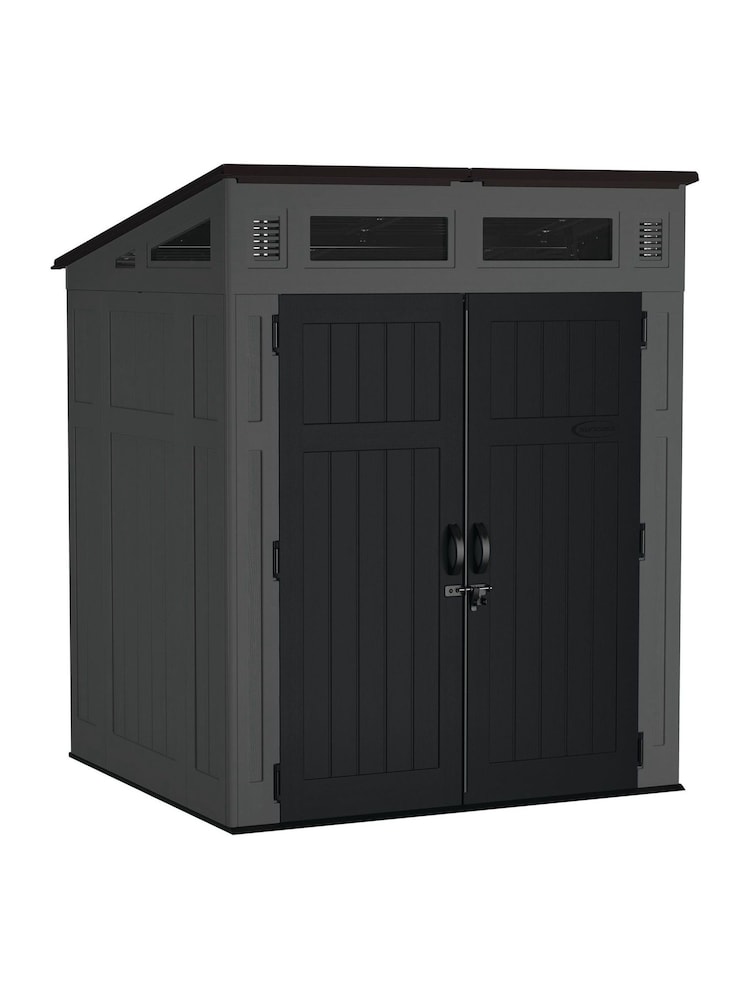 Suncast Peppercorn Grey Modernist Garden Shed With Assembly - Image 6 of 6