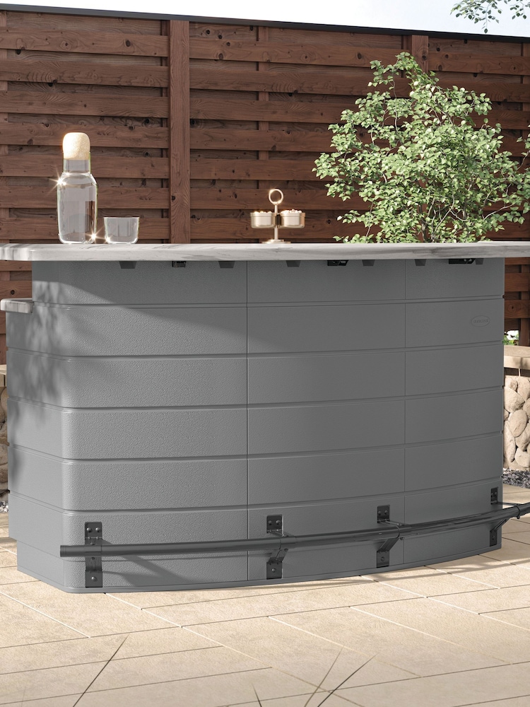 Suncast Vanilla Stow-Away Garden Store - Image 1 of 6