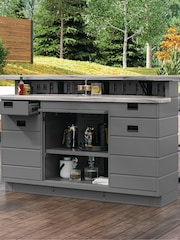 Suncast Vanilla Stow-Away Garden Store - Image 2 of 6