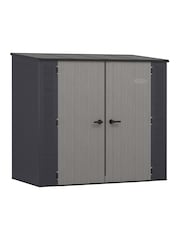 Suncast Cyberspace Grey Columbia Garden Shed With Assembly - Image 5 of 5