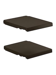 Suncast Platinum Matallic Haven Tall Garden Storage Locker - Image 4 of 5