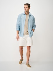 Crew Clothing Blue Timsley Stripe Classic Oxford Shirt - Image 3 of 5