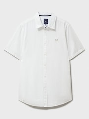 Blanco - Crew Clothing Short Sleeve Seersucker Shirt - Imagen 5 de 5