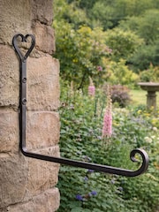 Dibor Grey Brown Iron Heart Shaped Multi Use Hook - Image 1 of 4