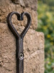 Dibor Grey Brown Iron Heart Shaped Multi Use Hook - Image 3 of 4