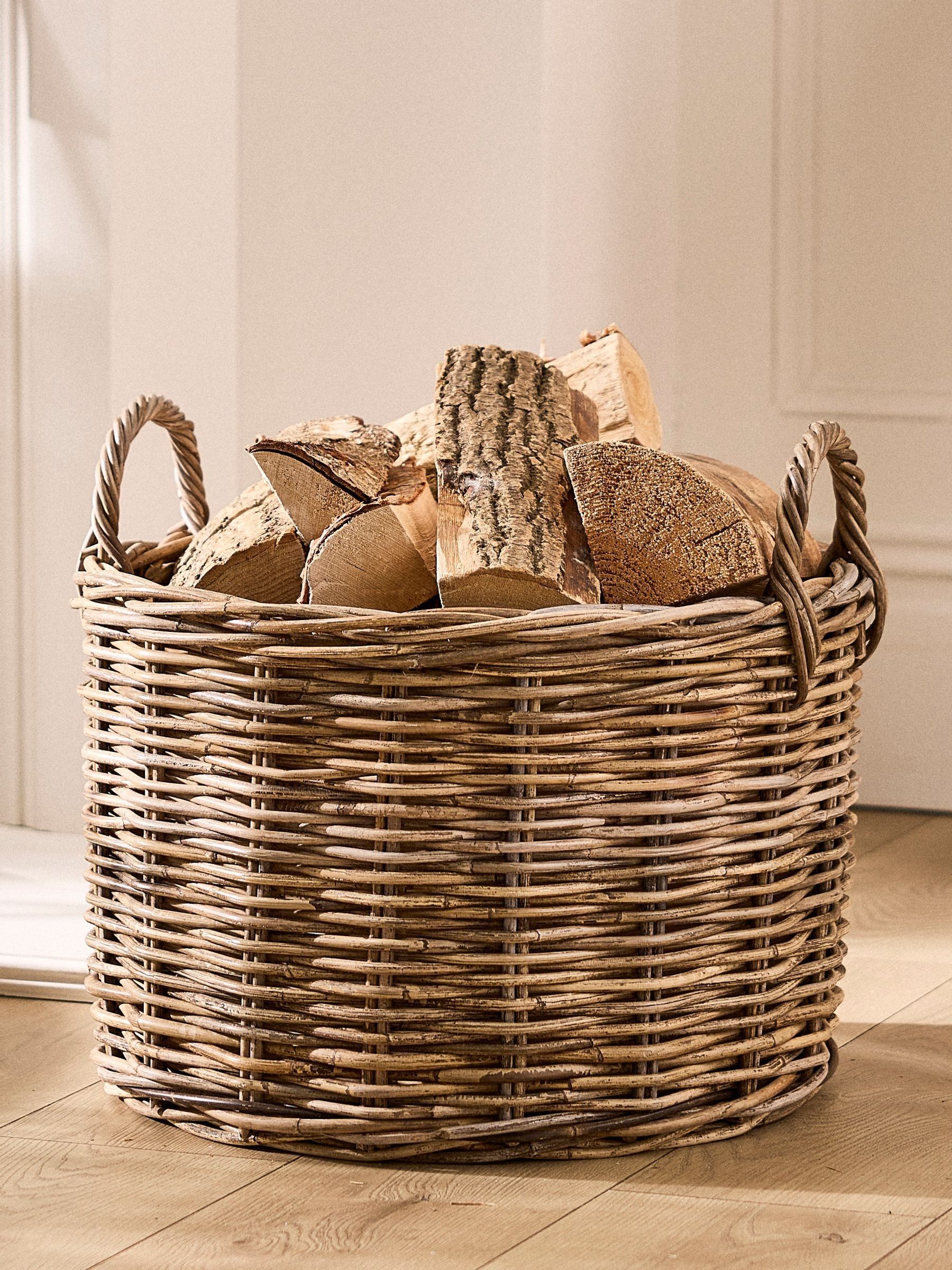 Dibor Unisex Brown Karib Rattan Basket