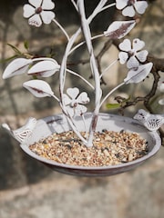 Dibor White Shabby Chic Hanging Bird Feeder - Image 3 of 5