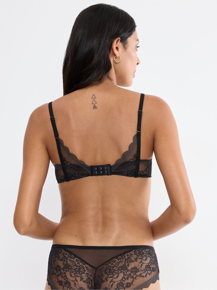 Triumph Black Comfort Allure Wired Balconette Bra - Image 2 of 4