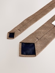 Brown Tie Pocket and Square and Metal Pin Set - Image 3 of 4