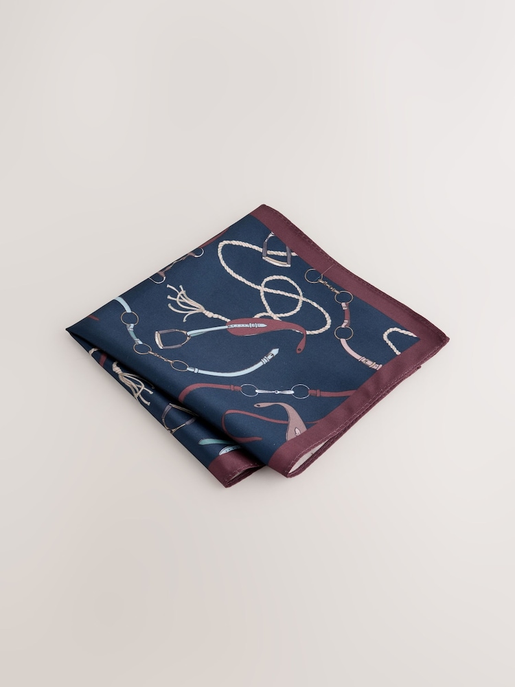 Brown Tie Pocket and Square and Metal Pin Set - Image 4 of 4 Brown Tie Pocket and Square and Metal Pin Set - Image 4 of 4