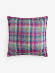 Multi Bright 50 X 50cm Gingham Cushion - Image 4 of 4
