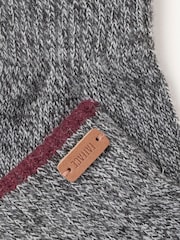 FatFace Charcoal Grey Brushed Gloves - Image 3 of 3
