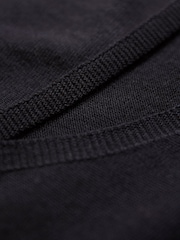 Celtic & Co. Blue Merino Blend Fine Knit Dolman Jumper - Image 6 of 8