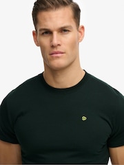Superdry Green Essential SD & Co Logo Embroidered T-Shirt - Image 5 of 7