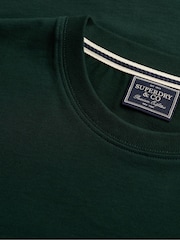 Superdry Green Essential SD & Co Logo Embroidered T-Shirt - Image 7 of 7
