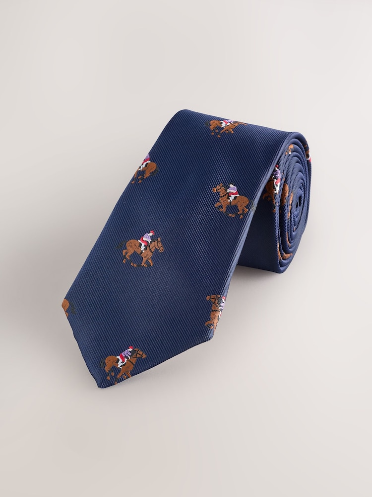 Navy Heritage Design Tie - Image 1 of 3 Navy Heritage Design Tie - Image 1 of 3