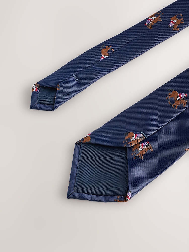 Navy Heritage Design Tie - Image 3 of 3 Navy Heritage Design Tie - Image 3 of 3
