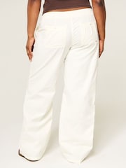 Hollister White Remi Pull-On Trousers - Image 3 of 4