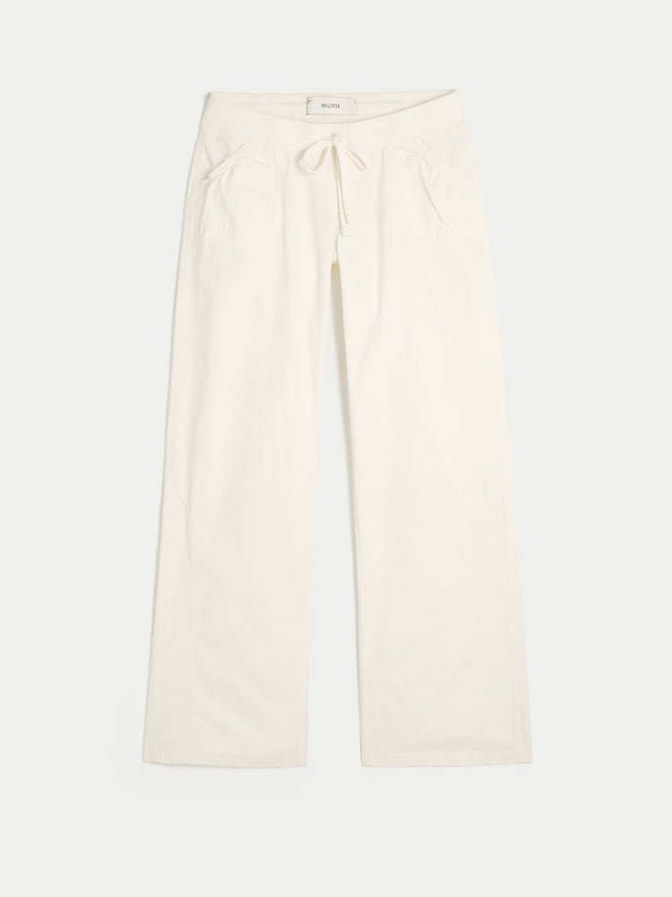 Hollister White Remi Pull-On Trousers - Image 4 of 4