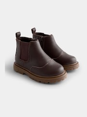 JoJo Maman Bébé Dark Brown Chelsea Boots - Image 1 of 4