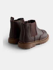 JoJo Maman Bébé Dark Brown Chelsea Boots - Image 2 of 4