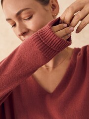 Celtic & Co. Supersoft Slouch V-Neck Jumper - Bild 4 von 7